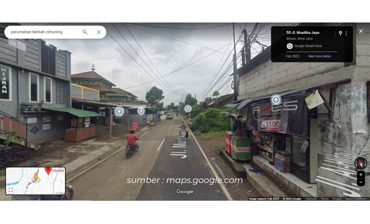 konten akses berkah cimuning bcr maps.google.com jalan raya mustikajaya edit