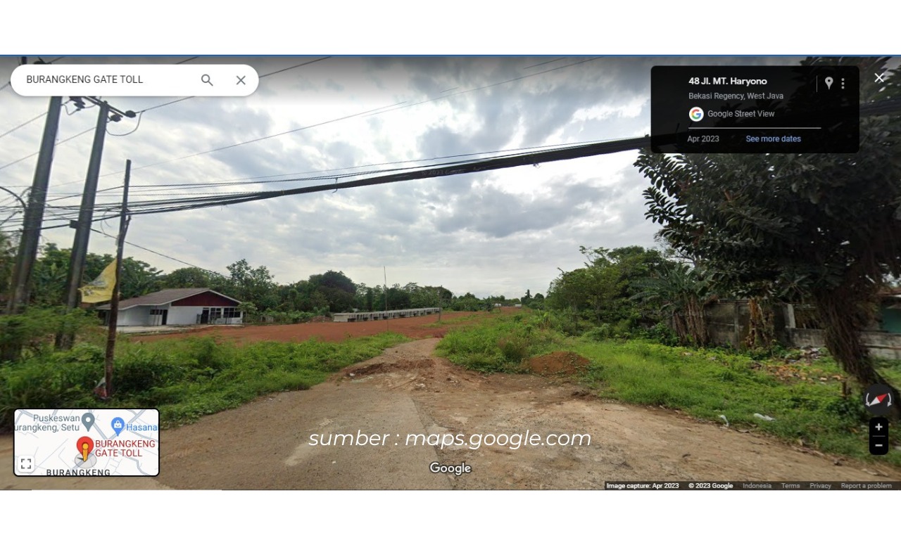konten akses berkah cimuning bcr maps.google.com rencana pintu tol setu burangkeng edit