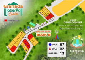 Site Plan Granada Waterfall Ciater Blok B