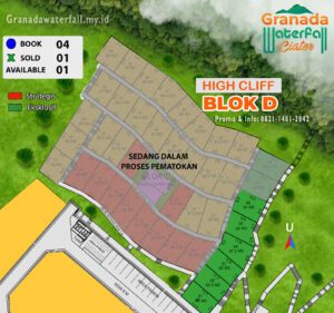 Update Site Plan Kavling Granada Waterfall Ciater