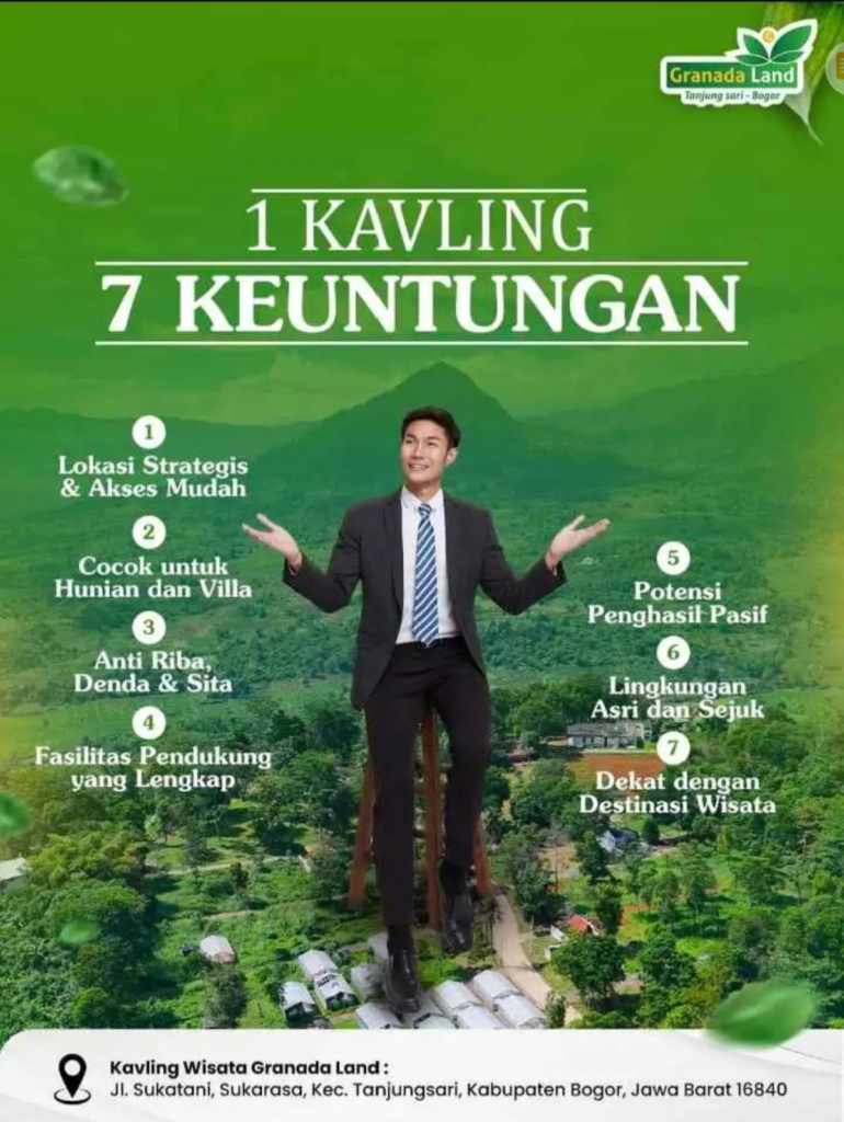 1 kavling 7 keuntungan