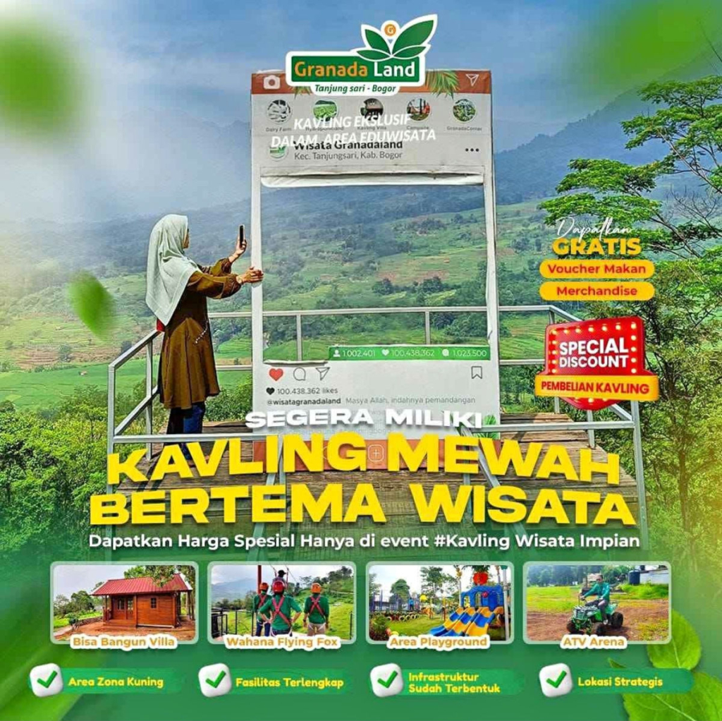 Kavling Wisata Terlengkap Granads Land