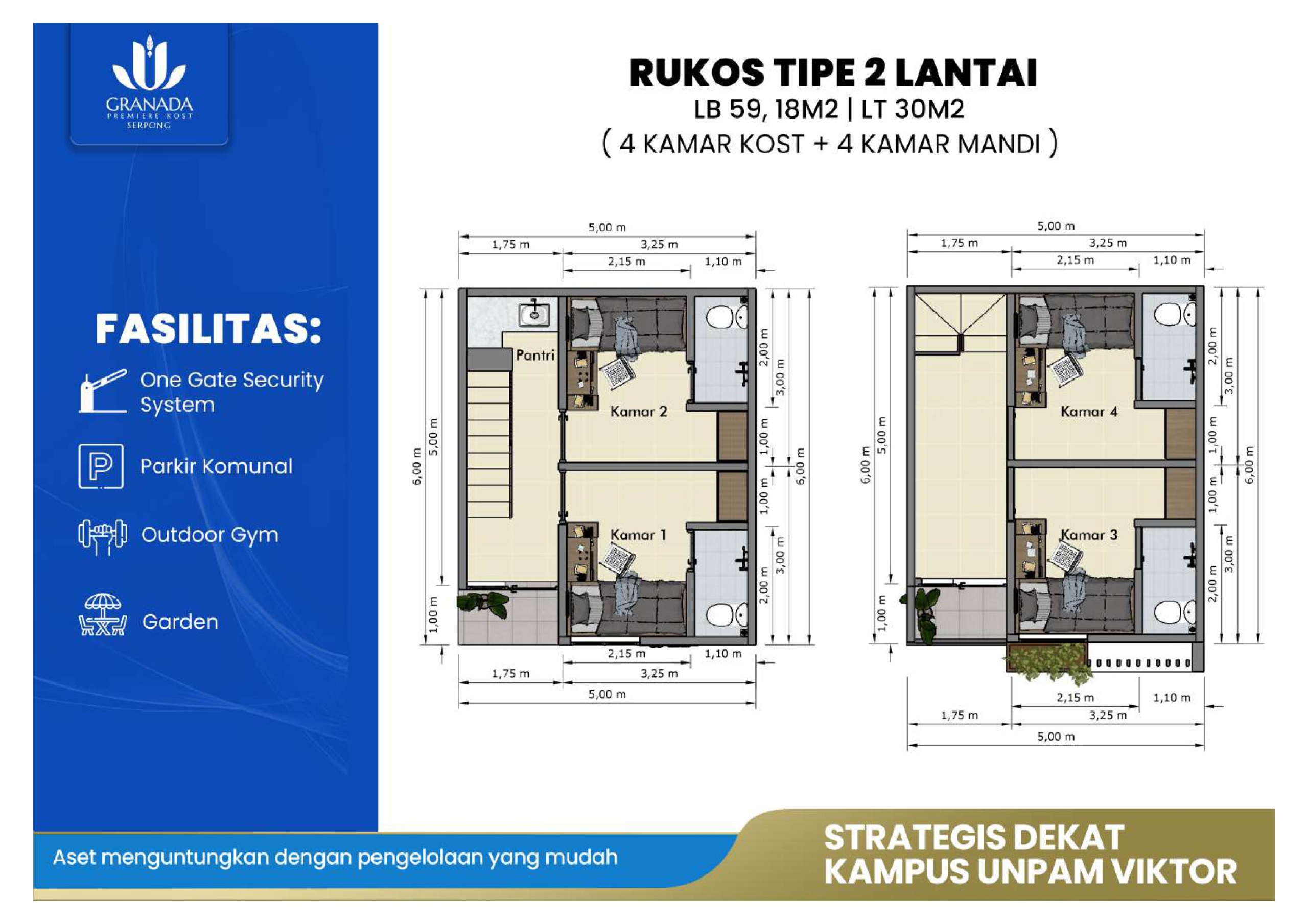4 kamar