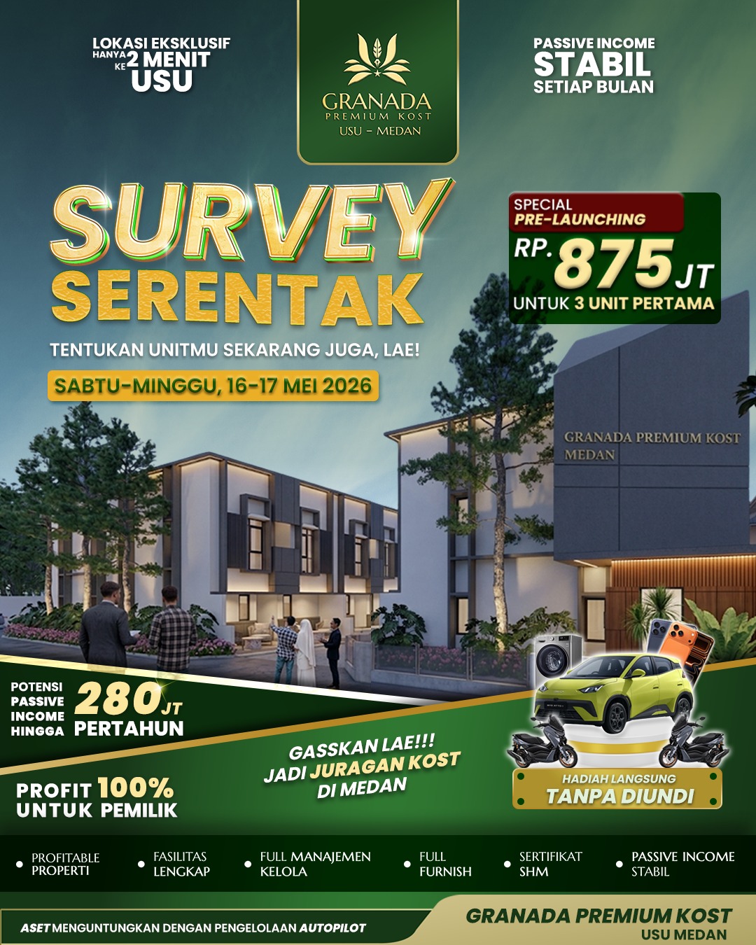 Granada Premium Kost Medan