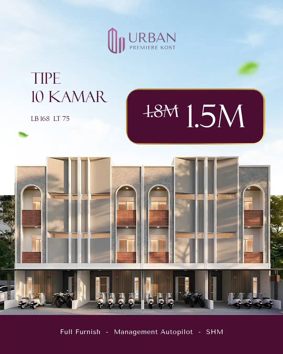 Urban Premiere Tipe 10 Kamar