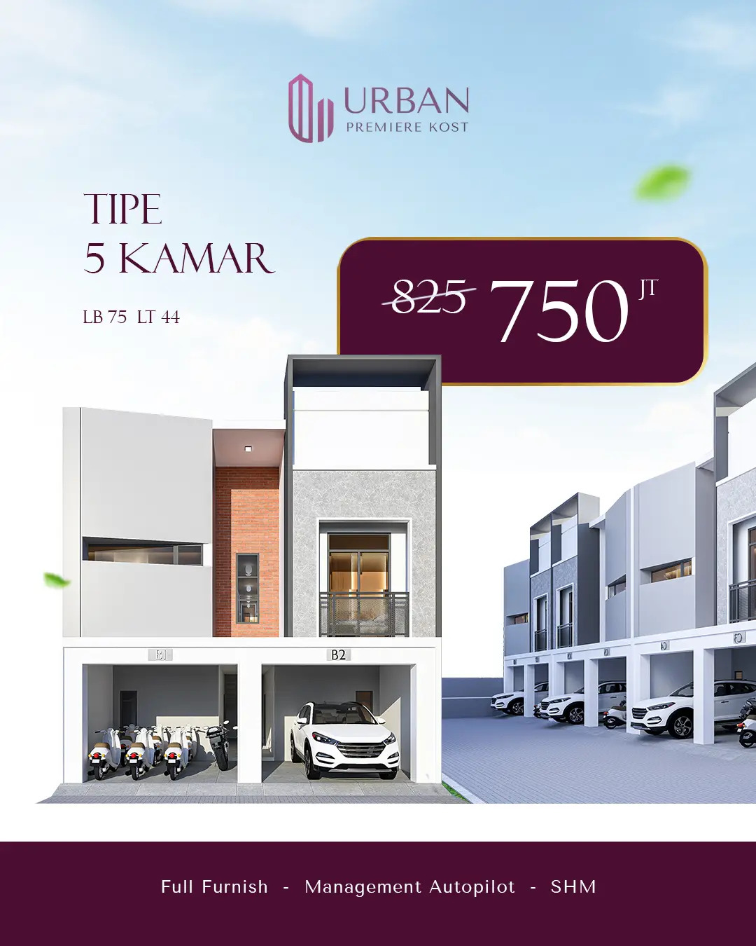 Urban Premiere Tipe 5 Kamar